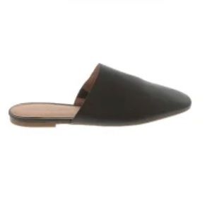 Prwnd madewell black suede slip on mule size 10 as is in great conditions